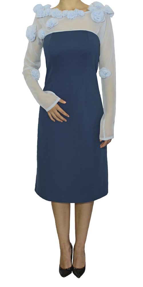 Vestido com Top Seda - T 38 / único