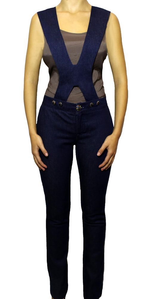 Calça Push Up com Alças Removíveis - T 36 / único