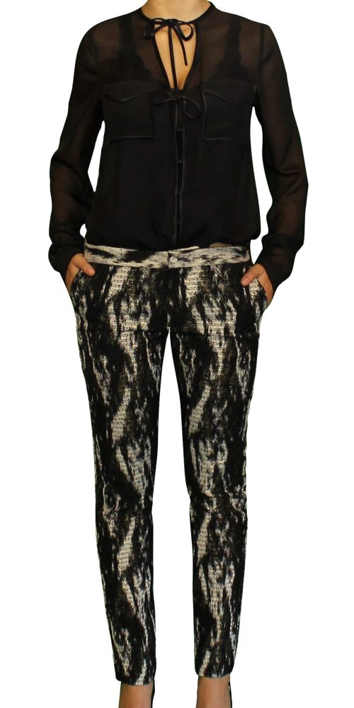 Calça de Jacquard - T 34 / único