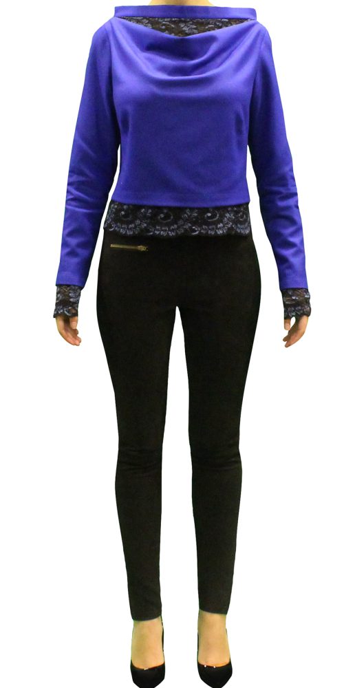 Camisola com Renda - T 36 / único