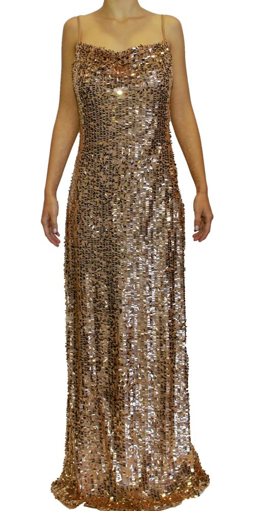 Vestido de Sequins - T 38 / único