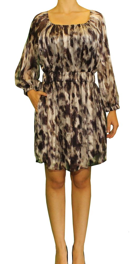 Vestido de Seda - T 38 / único
